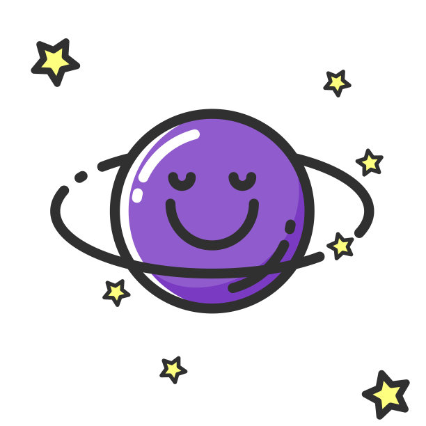 卡通人物土星图片下载