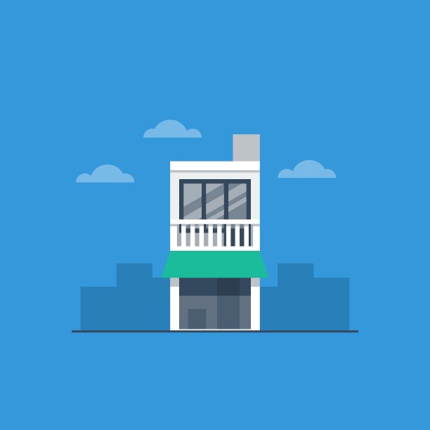 小房子两层楼图片下载