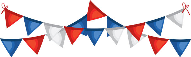 庆祝花环美国派对图片下载