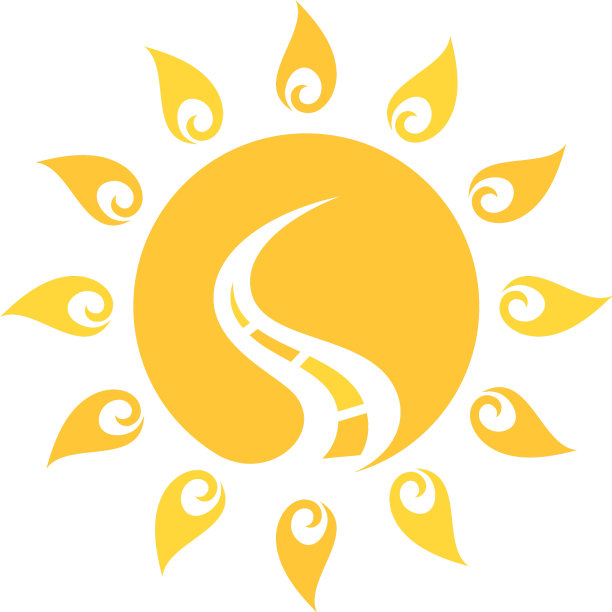 路阳光图片下载