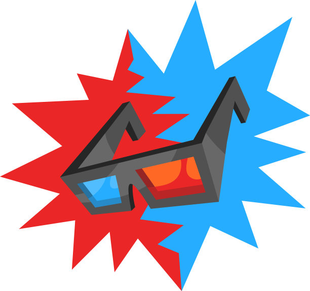 3 d电影的眼镜图片下载