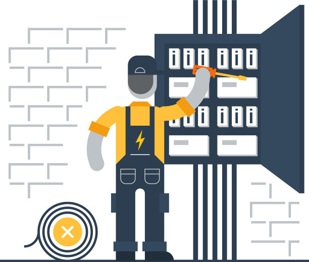 电力和互联网连接图片下载