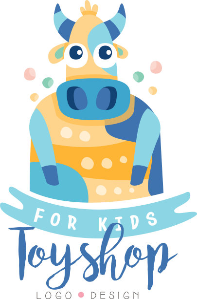 为儿童玩具店设计可爱的徽章可以图片下载