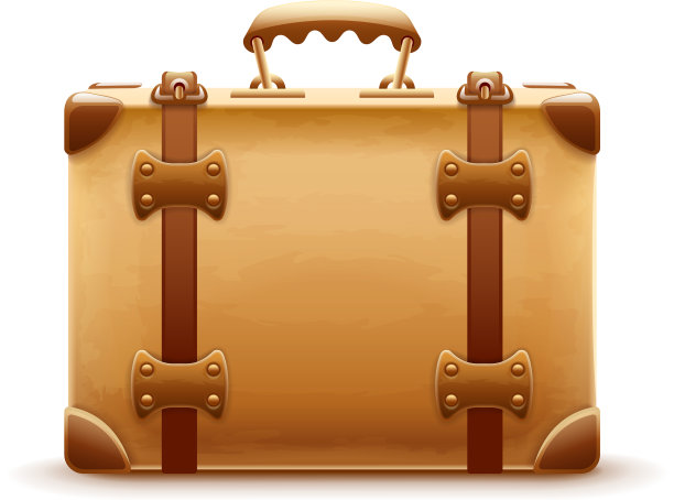 复古旅行箱行李袋图片下载