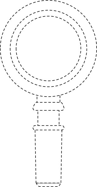 放大镜符号图片下载