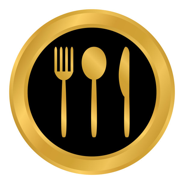 叉、匙、刀按钮图片下载