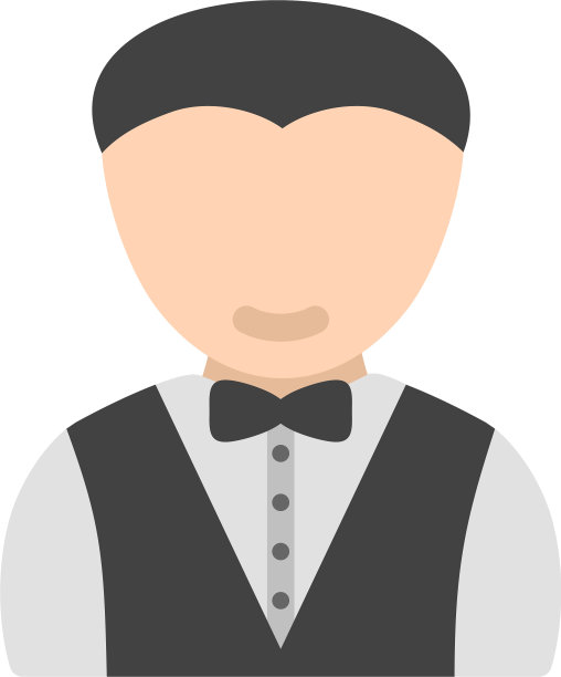 人当服务员图片下载