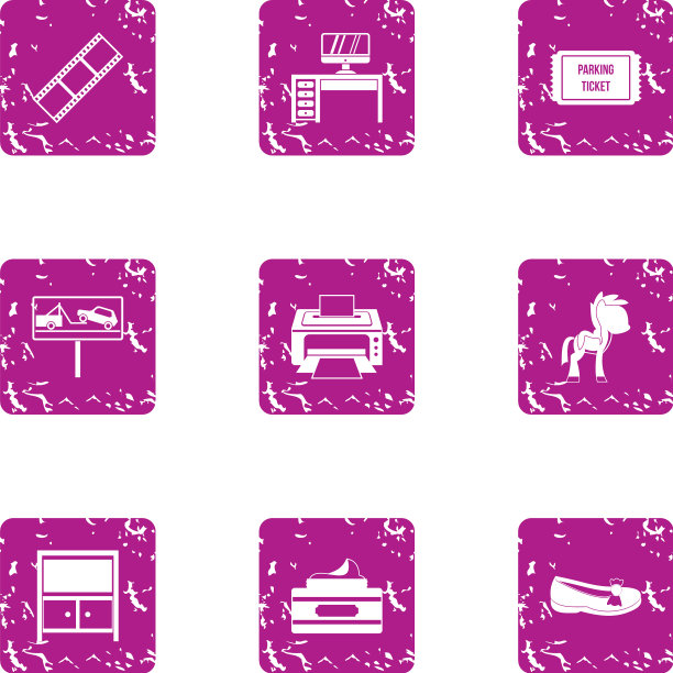 平板图标设置垃圾摇滚风格图片下载