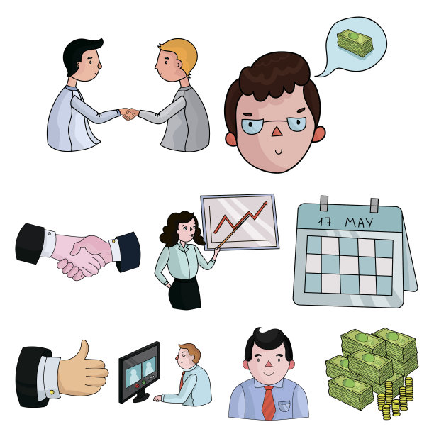 一套关于交易工作的图片图片下载