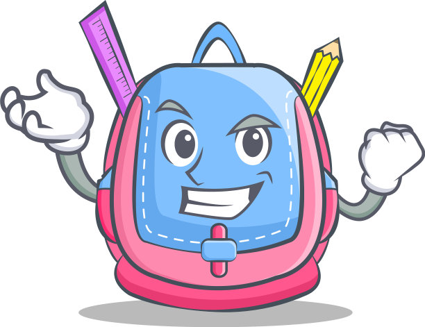 成功的书包人物卡通图片下载