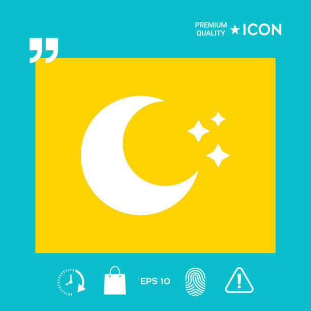 月亮星星图标图片下载