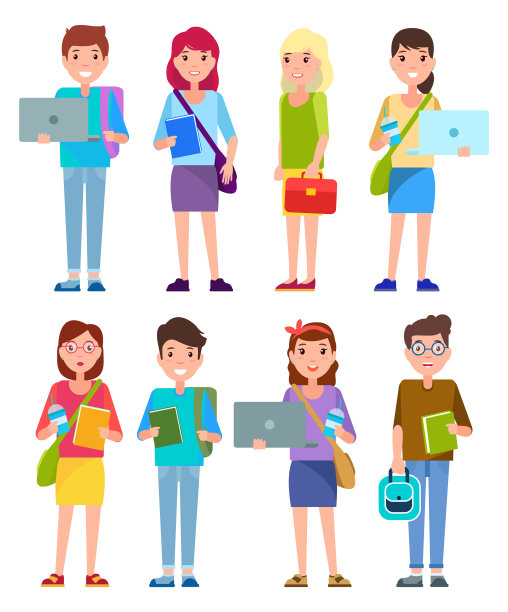 青少年学生集合图片下载