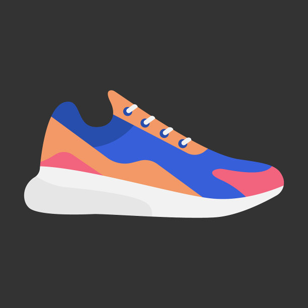 日常穿着的现代运动鞋图片下载