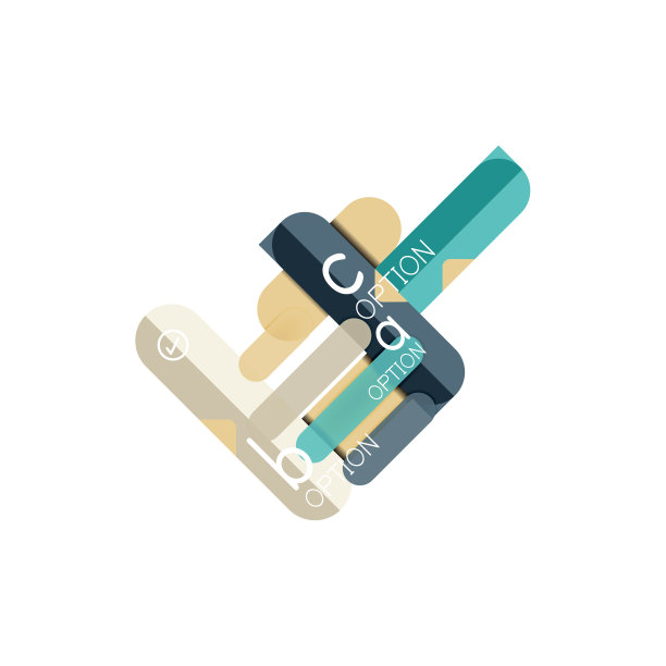 抽象线条几何信息图形图片下载