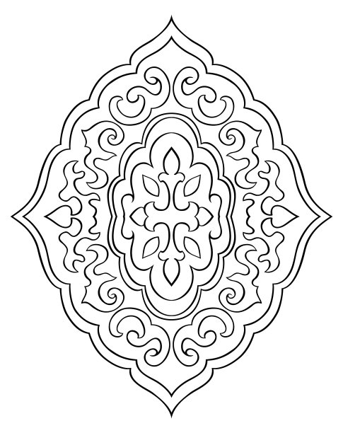 抽象奖章设计图片下载