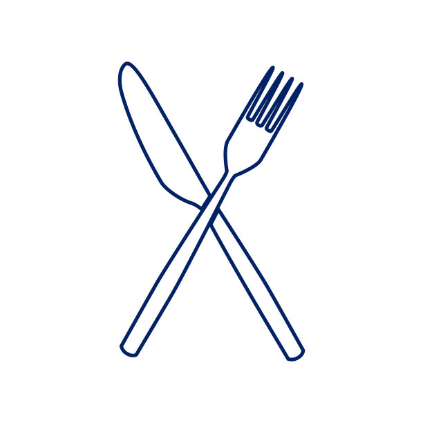 白色背景下叉子的特写镜头图片下载