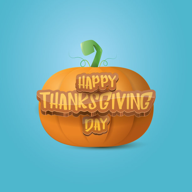 感恩节快乐创意贺卡或图片下载