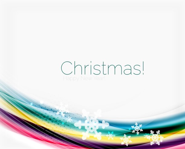 圣诞波抽象背景图片下载