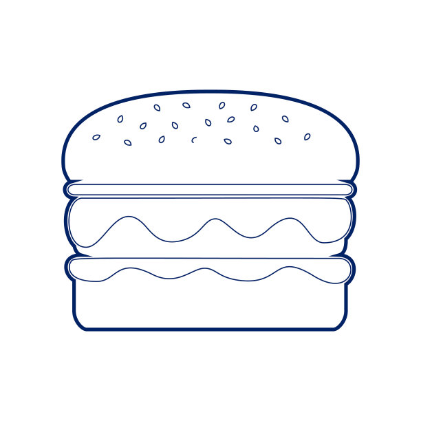 可爱的汉堡包图片下载