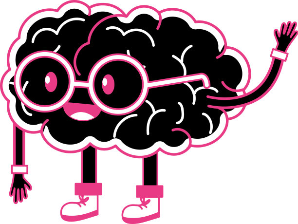 大脑的卡通设计图片下载