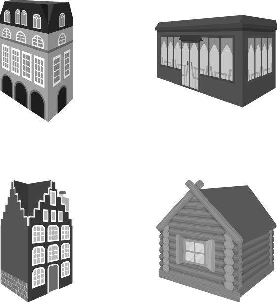 英国风格的住宅，有别墅图片下载