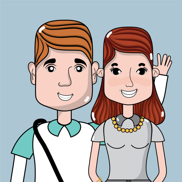 发型和休闲装很不错图片下载