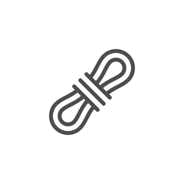 绳索线条图标图片下载