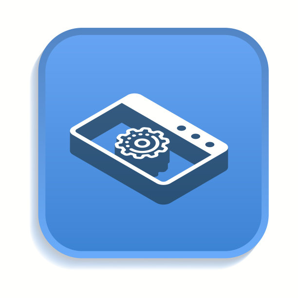 设置图形和网页设计的等距图标图片下载