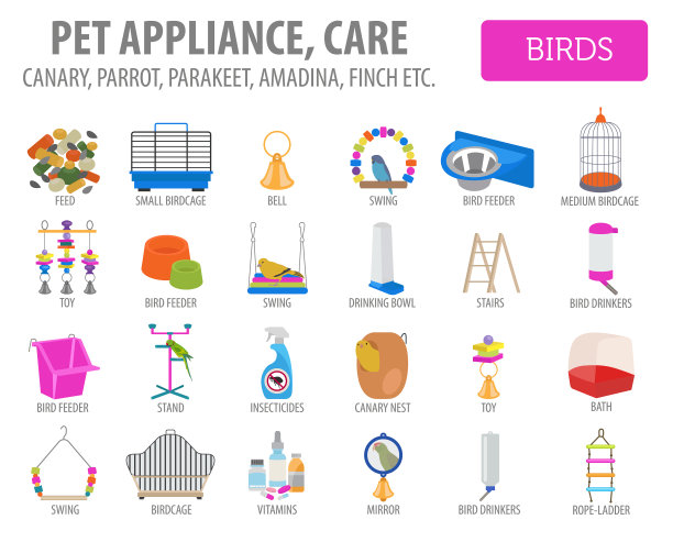 宠物电器图标设置为平板样式隔离开图片下载