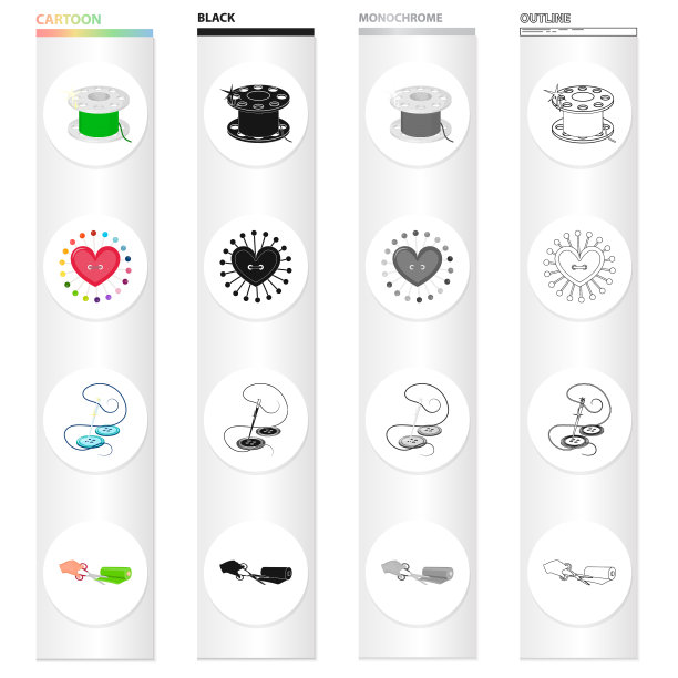 缝线用于缝制枕头、针和针图片下载