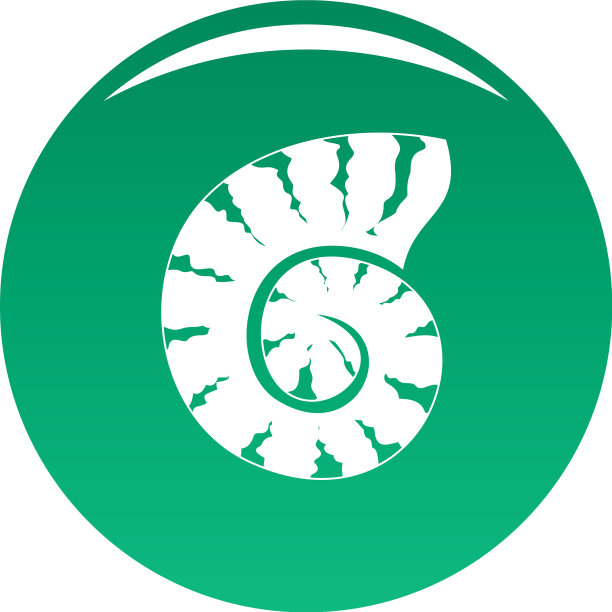 条纹外壳图标绿色图片下载