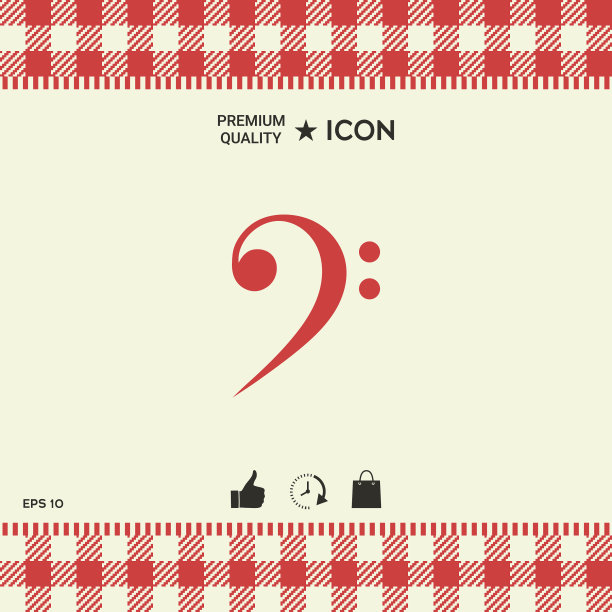 低音谱号图标图片下载