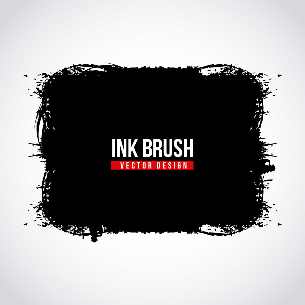 墨刷脏油漆元素污损纹理图片下载