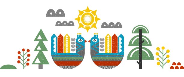 简单的斯堪的纳维亚模式图片下载