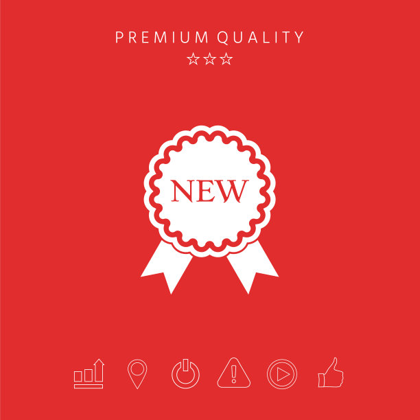 新的提供图标与丝带图片下载