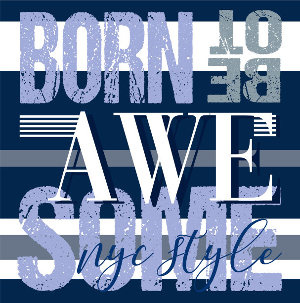 生来就是一个很棒的纽约风格的主题图片下载