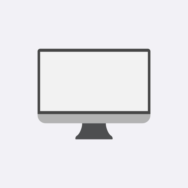 电脑显示图标灰色PC屏幕用图片下载