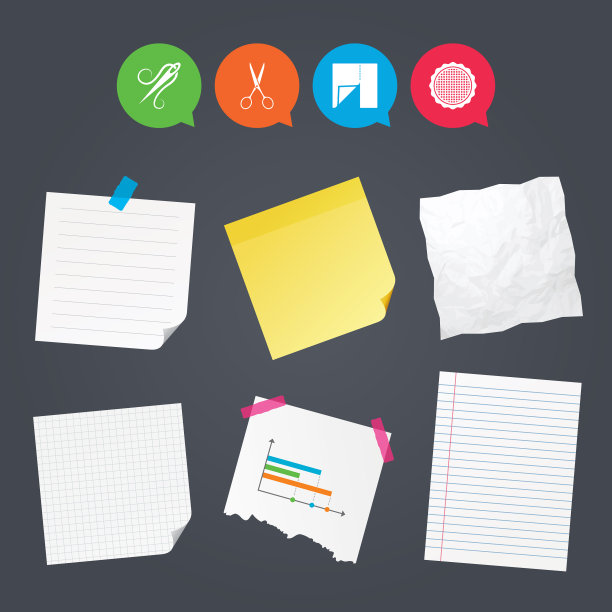 纺织布块图标剪刀理发师图片下载