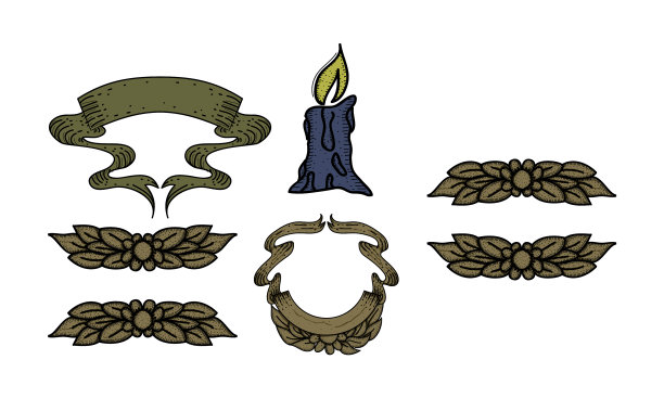 周年快乐模板集图片下载