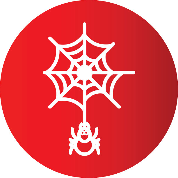 蜘蛛网图标在创意设计与元素图片下载