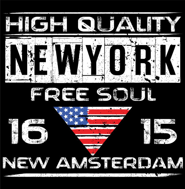 纽约市印刷海报设计图片下载