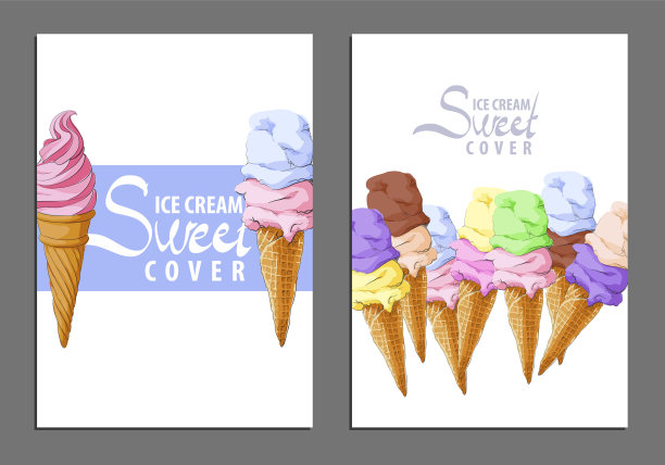 冰淇淋甜盖图片下载