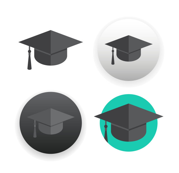 白色毕业帽图片下载