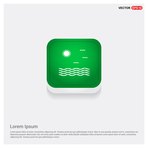 海滩上的图标图片下载