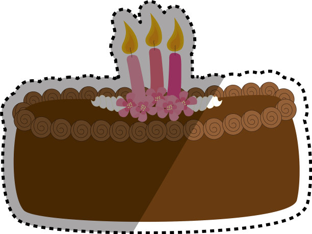 美味的生日蛋糕图片下载