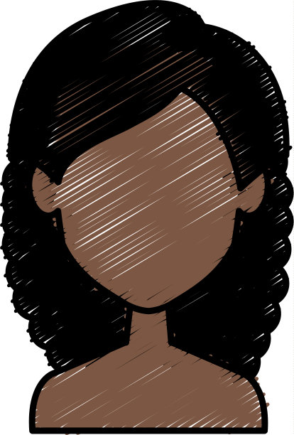 美丽的非洲女人化身角色图片下载