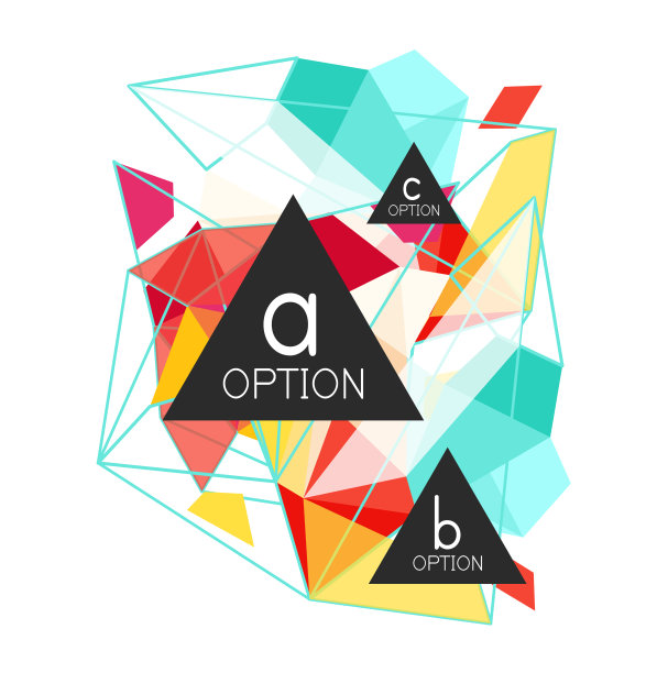 三角信息图设计布局图片下载