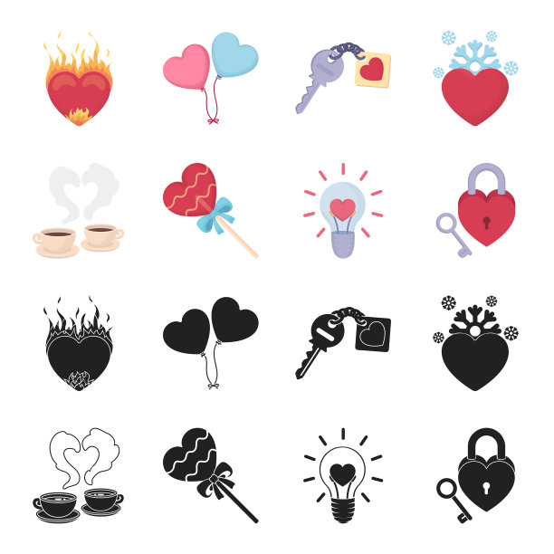 杯与咖啡情人灯锁与钥匙图片下载