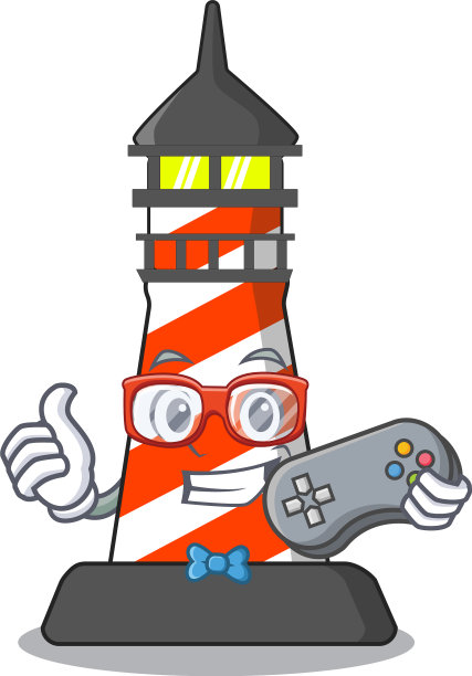 海滩上的玩家灯塔图片下载