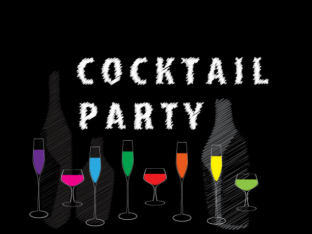 鸡尾酒会postr图片下载